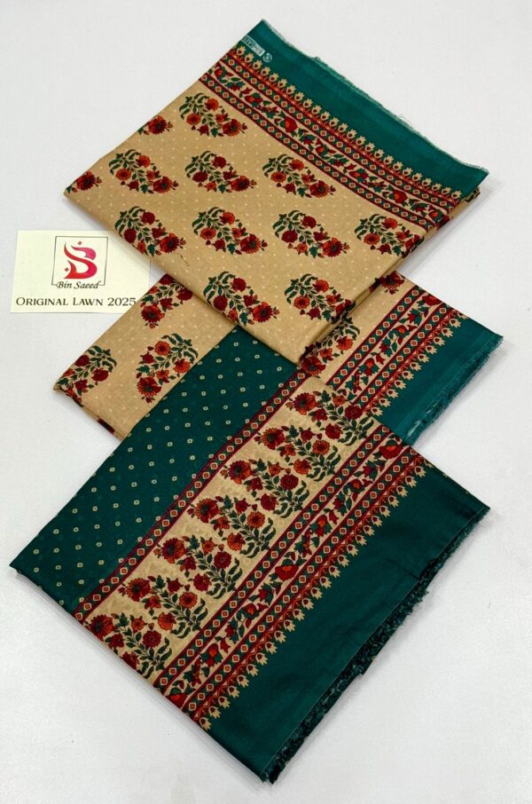 IMG-20250115-WA0066 Bin Saeed 3Pcs Lawn Summer Collection